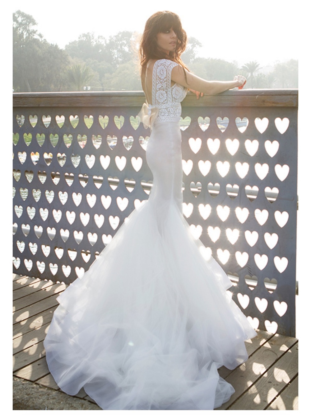 Cream Lace Wedding Dress